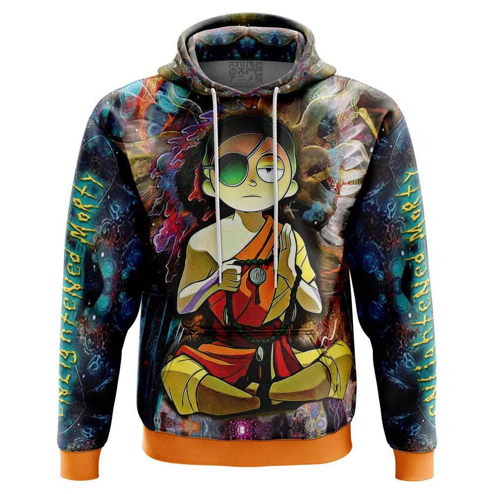 Buildercar - Rick and Morty Trippy Enlightened Morty Hoodie