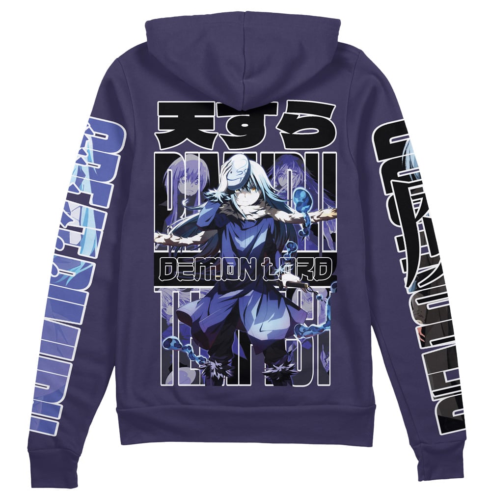 Buildercar - Rimuru Tempest That Time I Got Reincarnated as a Slime Streetwear Zip Hoodie Jacket