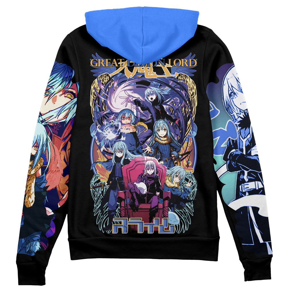 Buildercar - Rimuru Tempest V4 That Time I Got Reincarnated as a Slime Streetwear Zip Hoodie Jacket