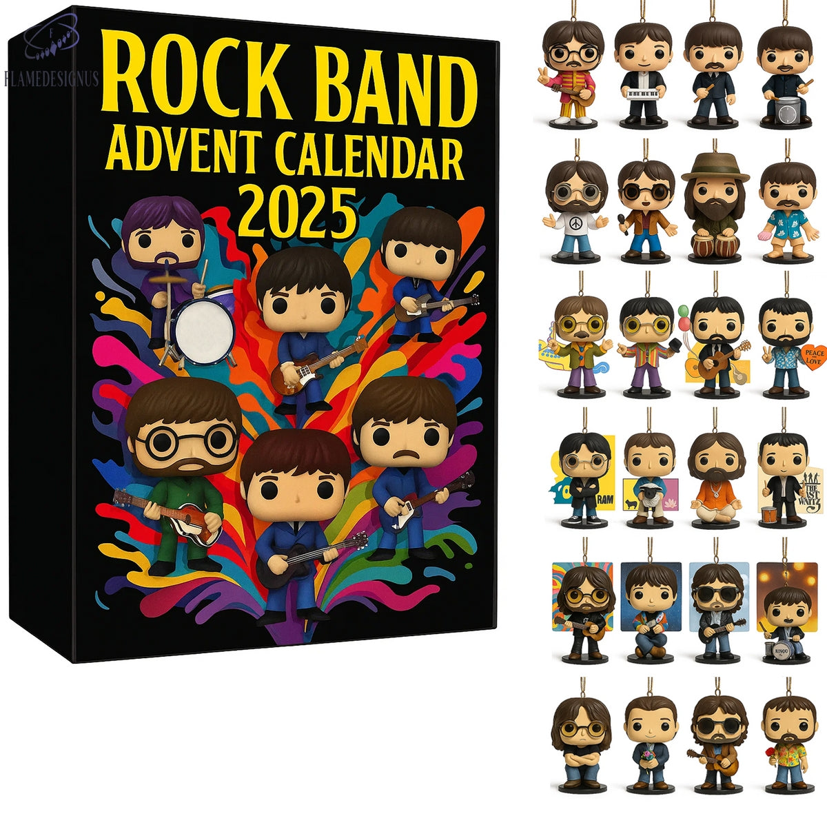 Buildercar - Rock Band 2025 Advent Calendar -2D Acrylic