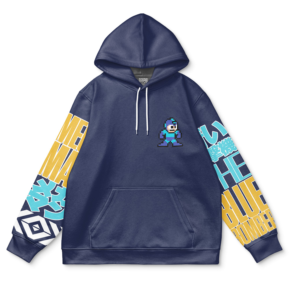 Buildercar - Rock Man Mega Man Streetwear Hoodie - Image 2
