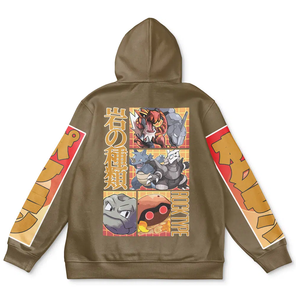 Buildercar - Rock Type Pokemon Streetwear Hoodie