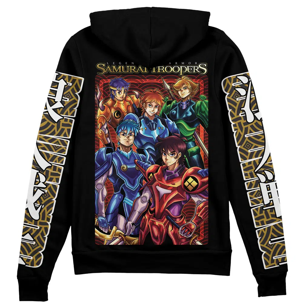 Buildercar - Ronin Warriors Streetwear Zip Hoodie Jacket