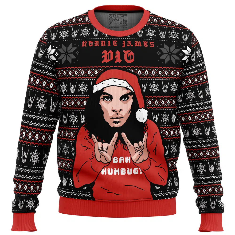 Buildercar - Ronnie James Dio Ugly Christmas Sweater