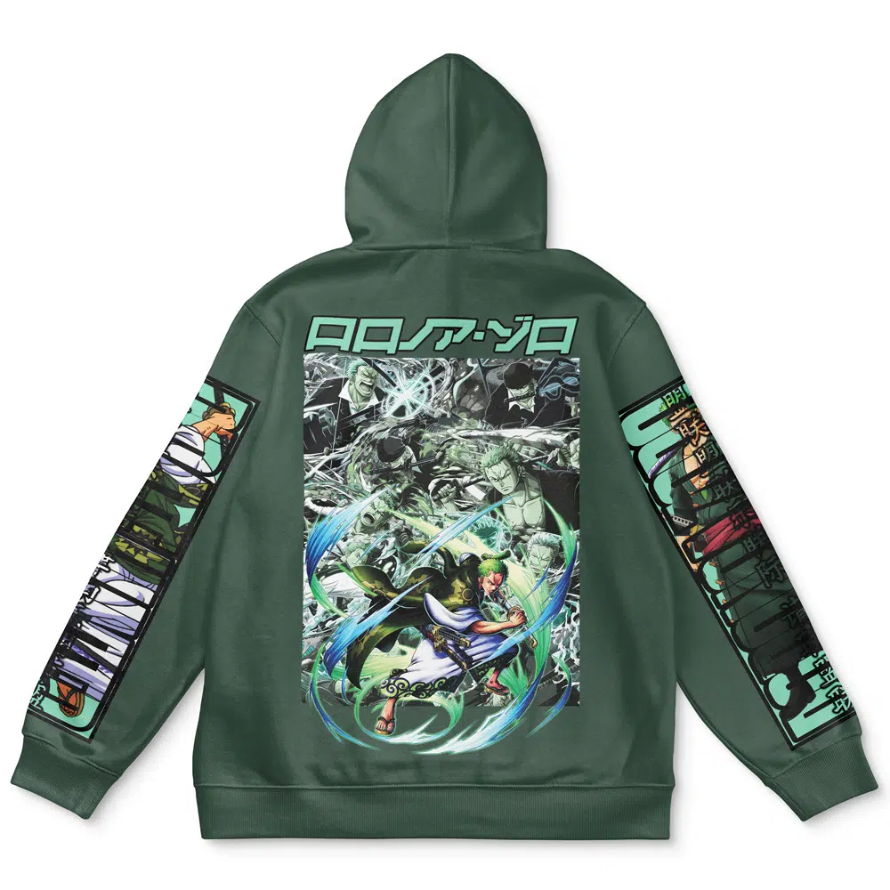 Buildercar - Roronoa Zoro One Piece Streetwear Hoodie