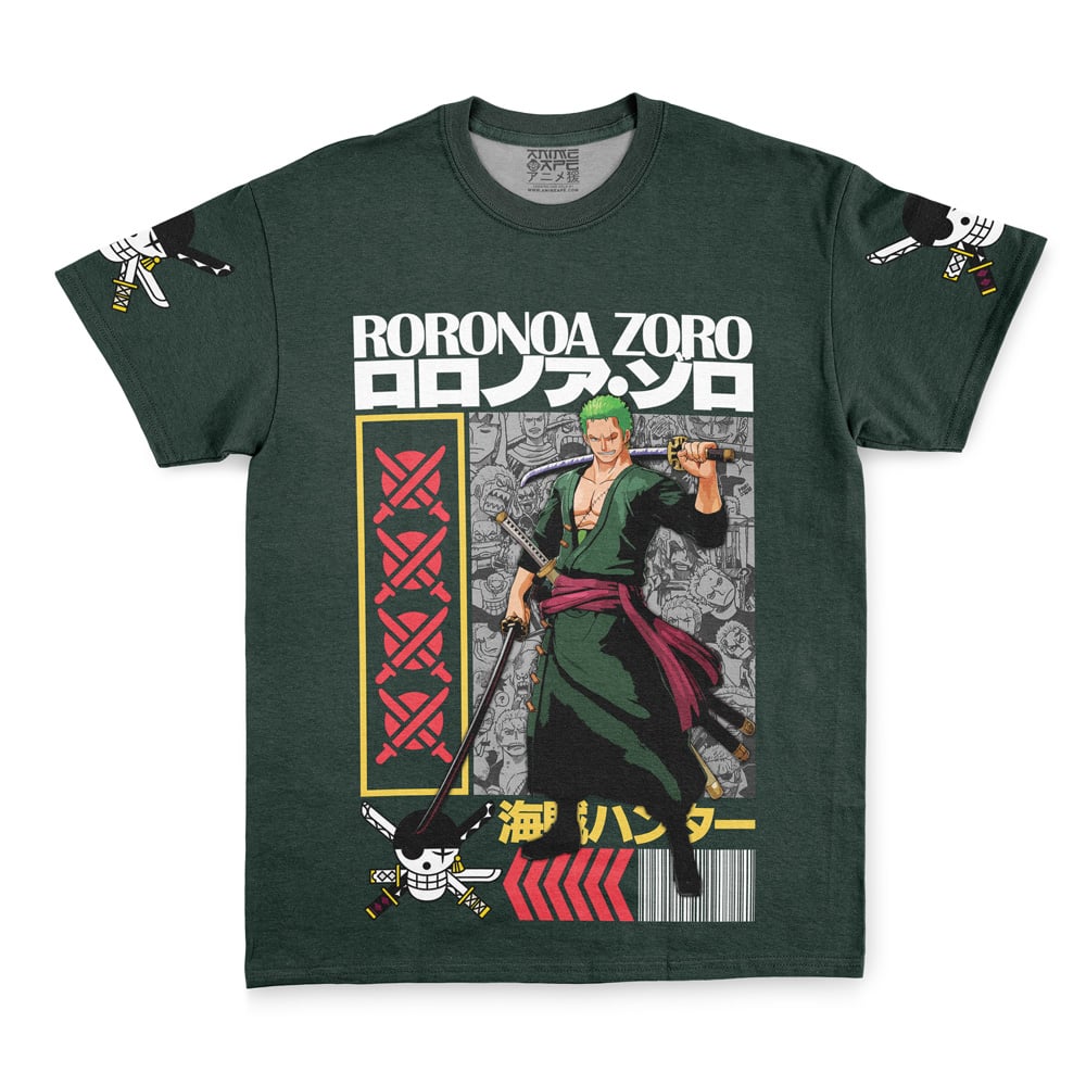 Buildercar - Roronoa Zoro V2 One Piece Streetwear T-Shirt