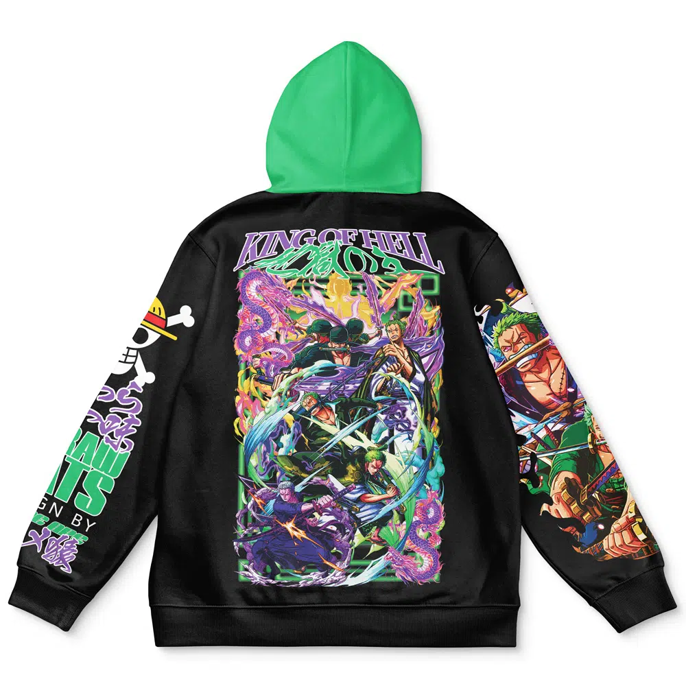 Buildercar - Roronoa Zoro V4 One Piece Streetwear Hoodie
