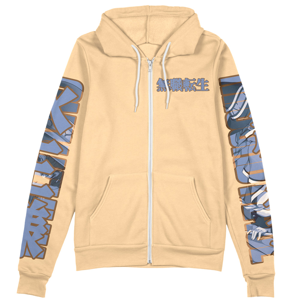 Buildercar - Roxy Migurdia Mushoku Tensei Streetwear Zip Hoodie Jacket - Image 2