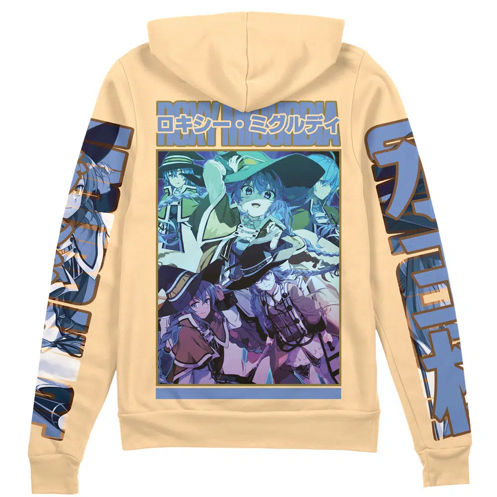 Buildercar - Roxy Migurdia Mushoku Tensei Streetwear Zip Hoodie Jacket