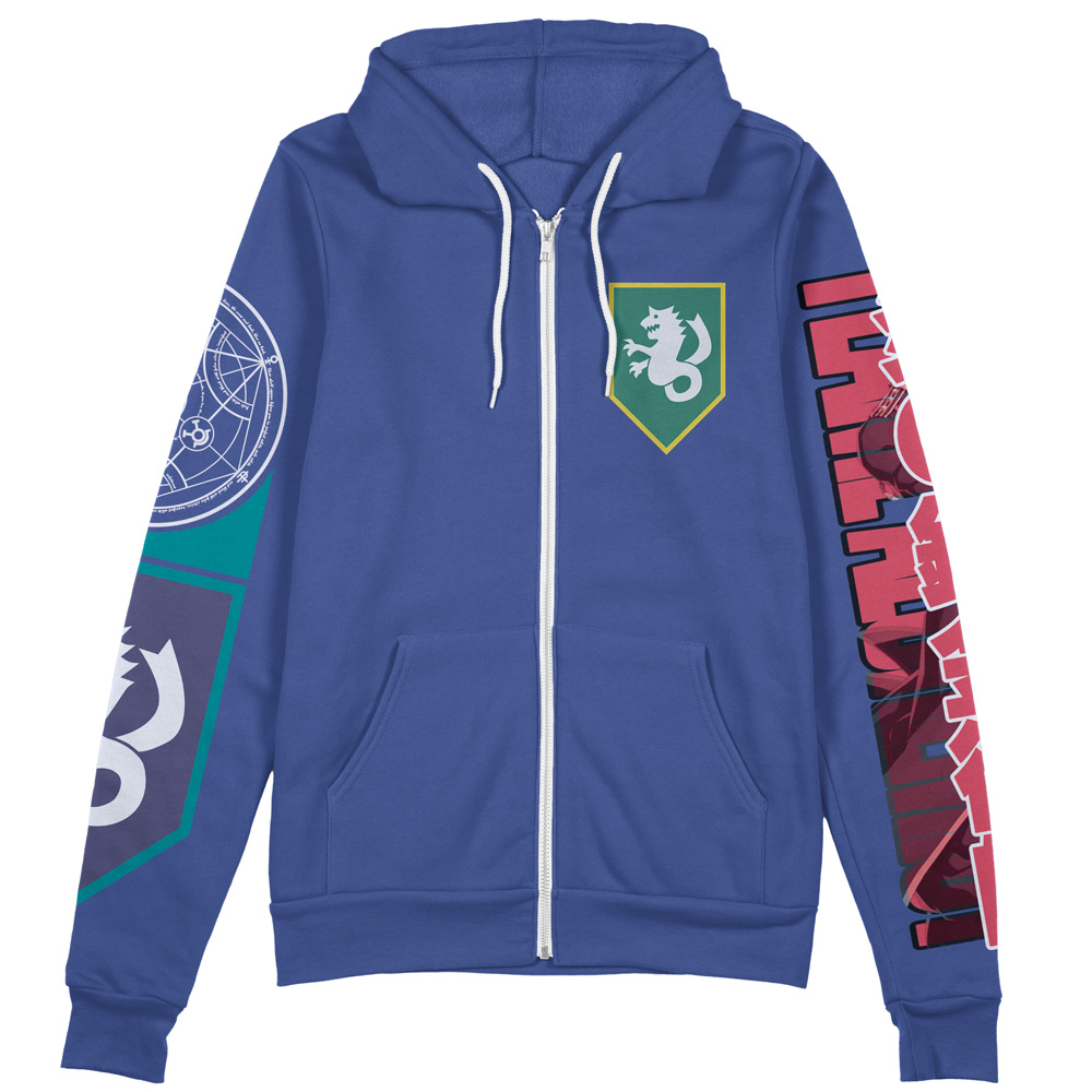 Buildercar - Roy Mustang Fullmetal Alchemist Streetwear Zip Hoodie Jacket - Image 2