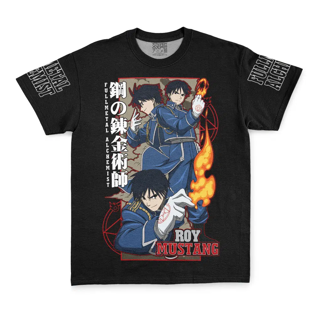 Buildercar - Roy Mustang The Flame Fullmetal Alchemist Streetwear T-Shirt
