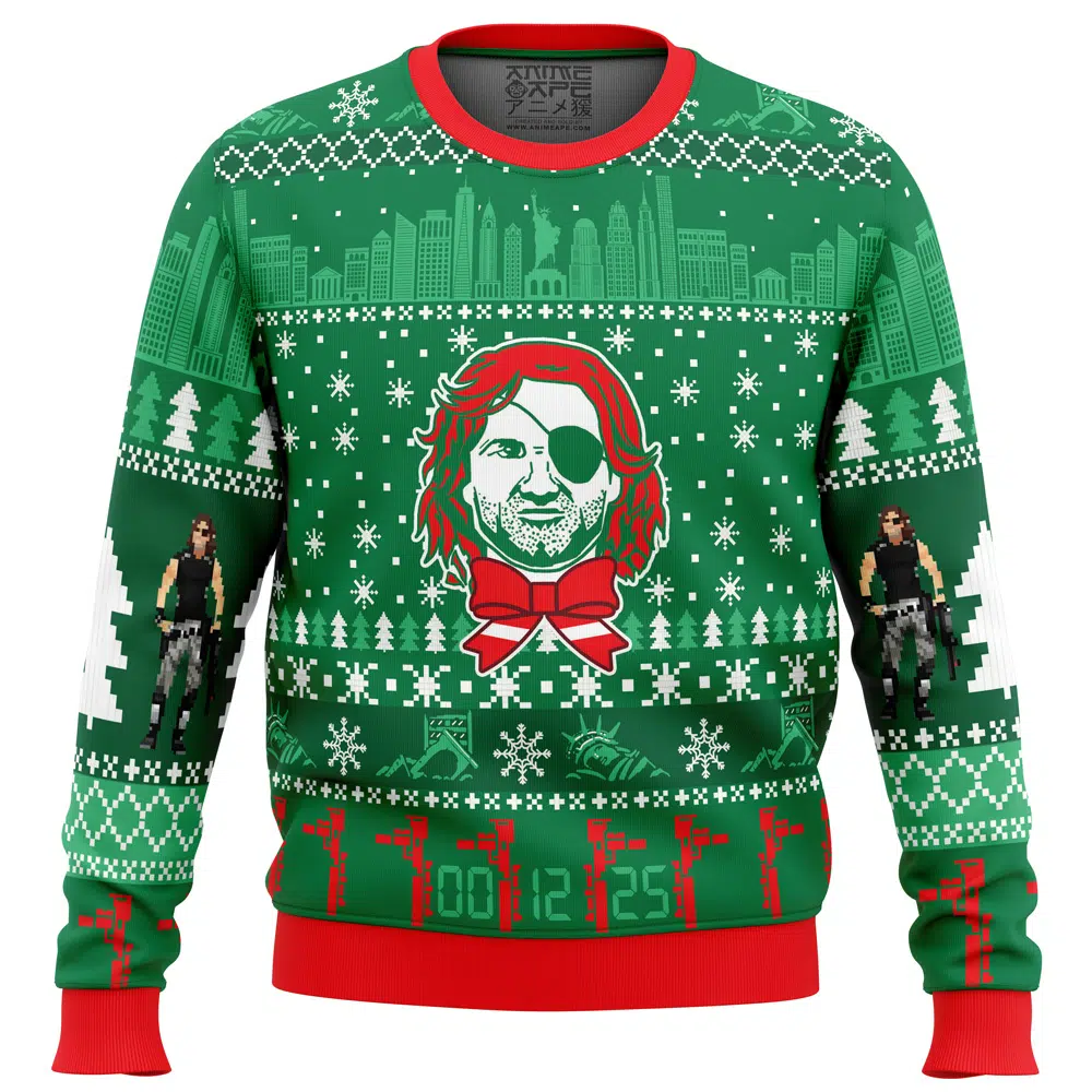 Buildercar - Russell for the Holidays Escape in New York Ugly Christmas Sweater