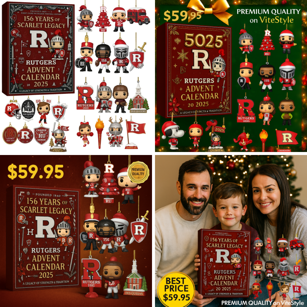 Buildercar - Rutgers Scarlet Knights Advent Calendar 2025 -2D Acrylic