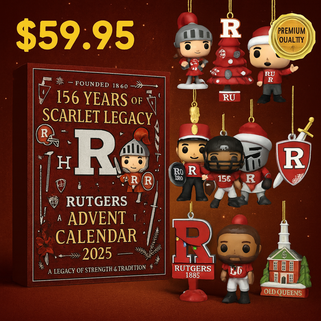 Buildercar - Rutgers Scarlet Knights Advent Calendar -2D Acrylic
