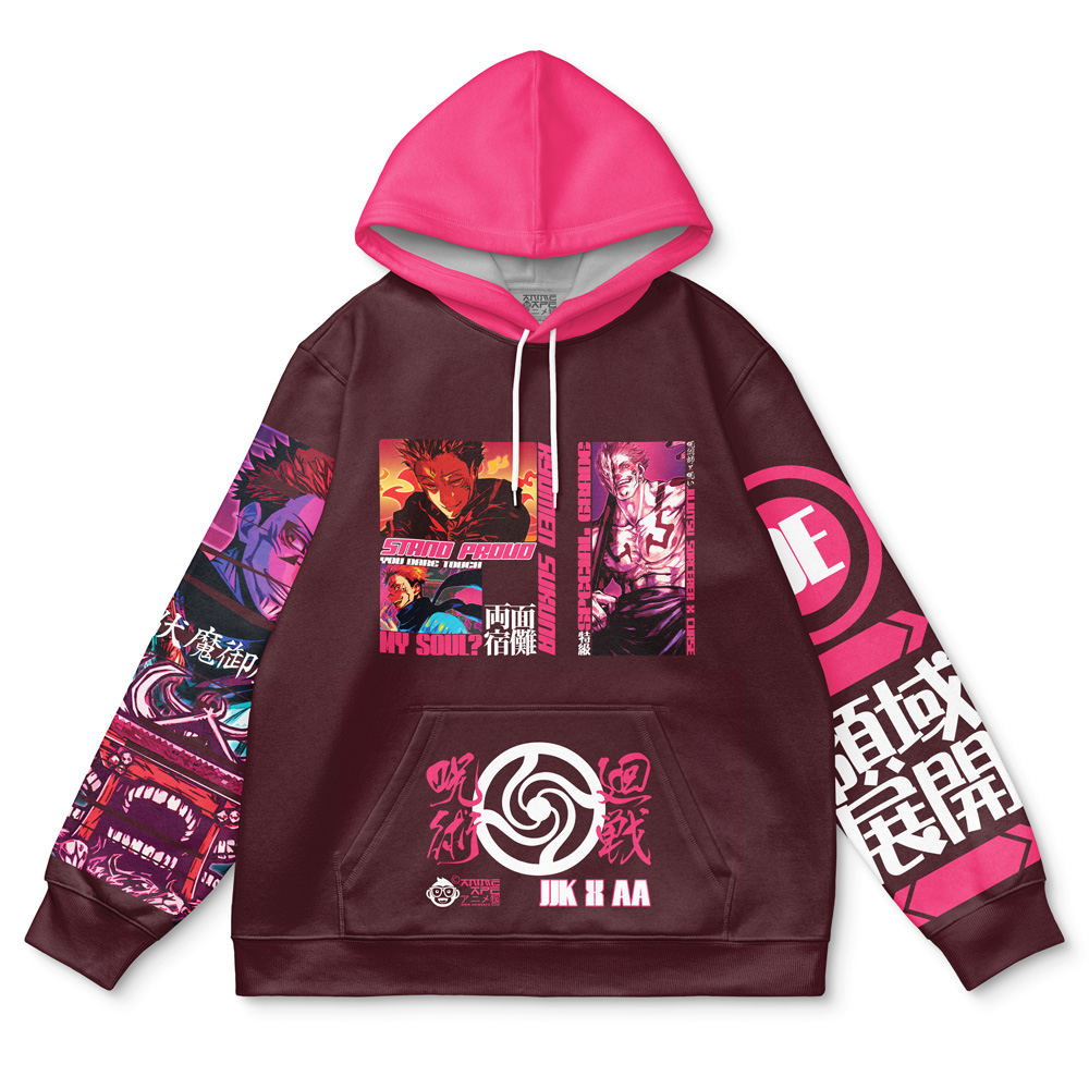 Buildercar - Ryomen Sukuna V2 Jujutsu Kaisen Streetwear Hoodie - Image 2