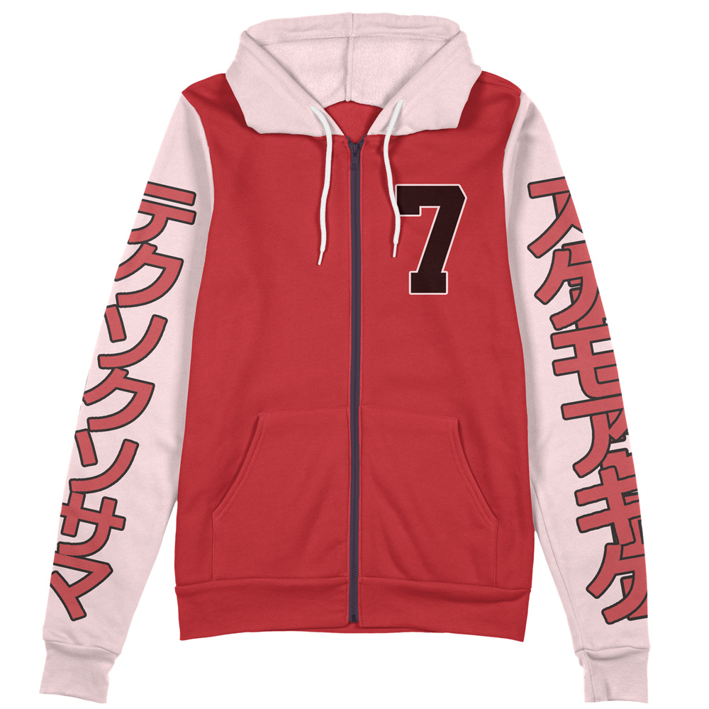 Buildercar - Ryota Miyagi Slam Dunk Streetwear Zip Hoodie Jacket - Image 2