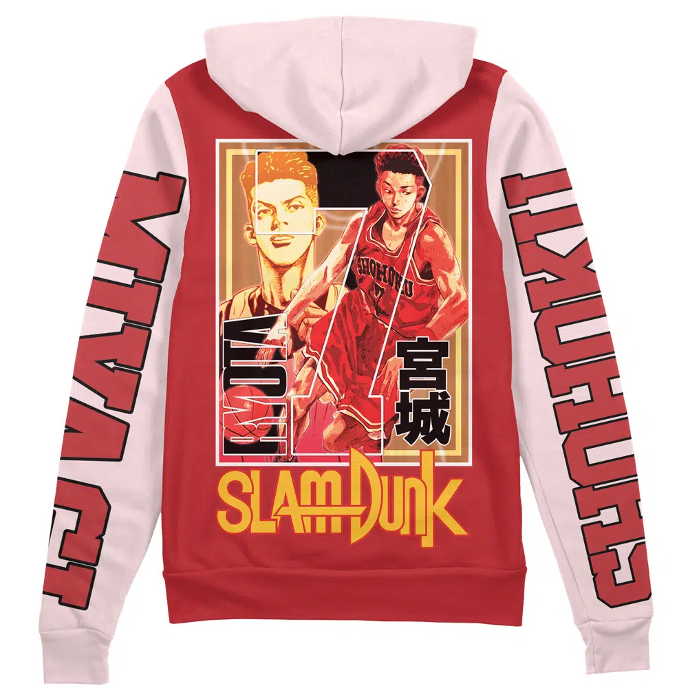 Buildercar - Ryota Miyagi Slam Dunk Streetwear Zip Hoodie Jacket