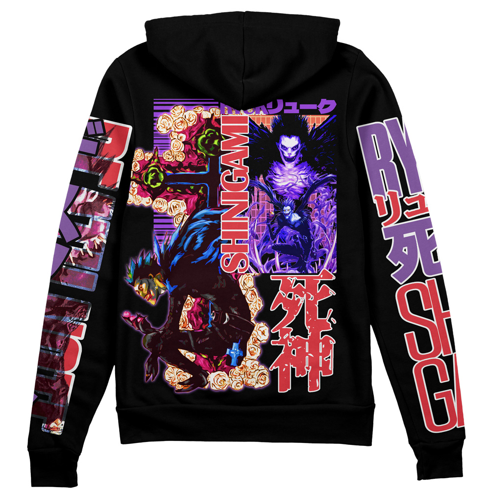 Buildercar - Ryuk Death Note Streetwear Zip Hoodie Jacket