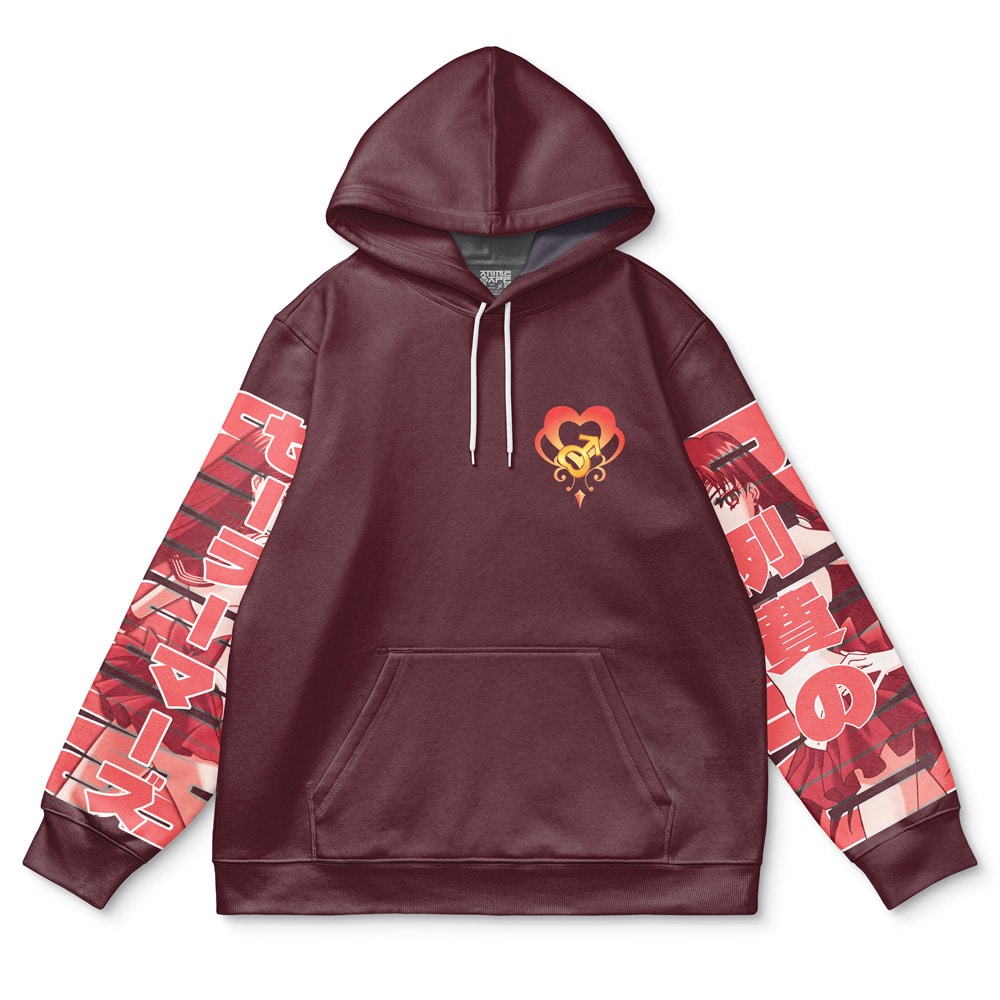 Buildercar - Sailor Mars Sailor Moon Streetwear Hoodie - Image 2