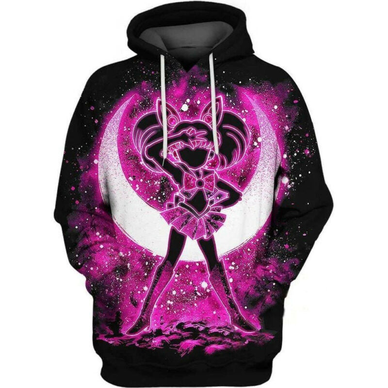 Buildercar - Sailor Moon Child Galaxy Over Print 3d Hoodie