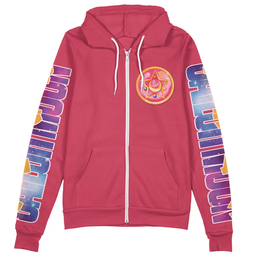 Buildercar - Sailor Scouts Sailor Moon Streetwear Zip Hoodie Jacket - Image 2