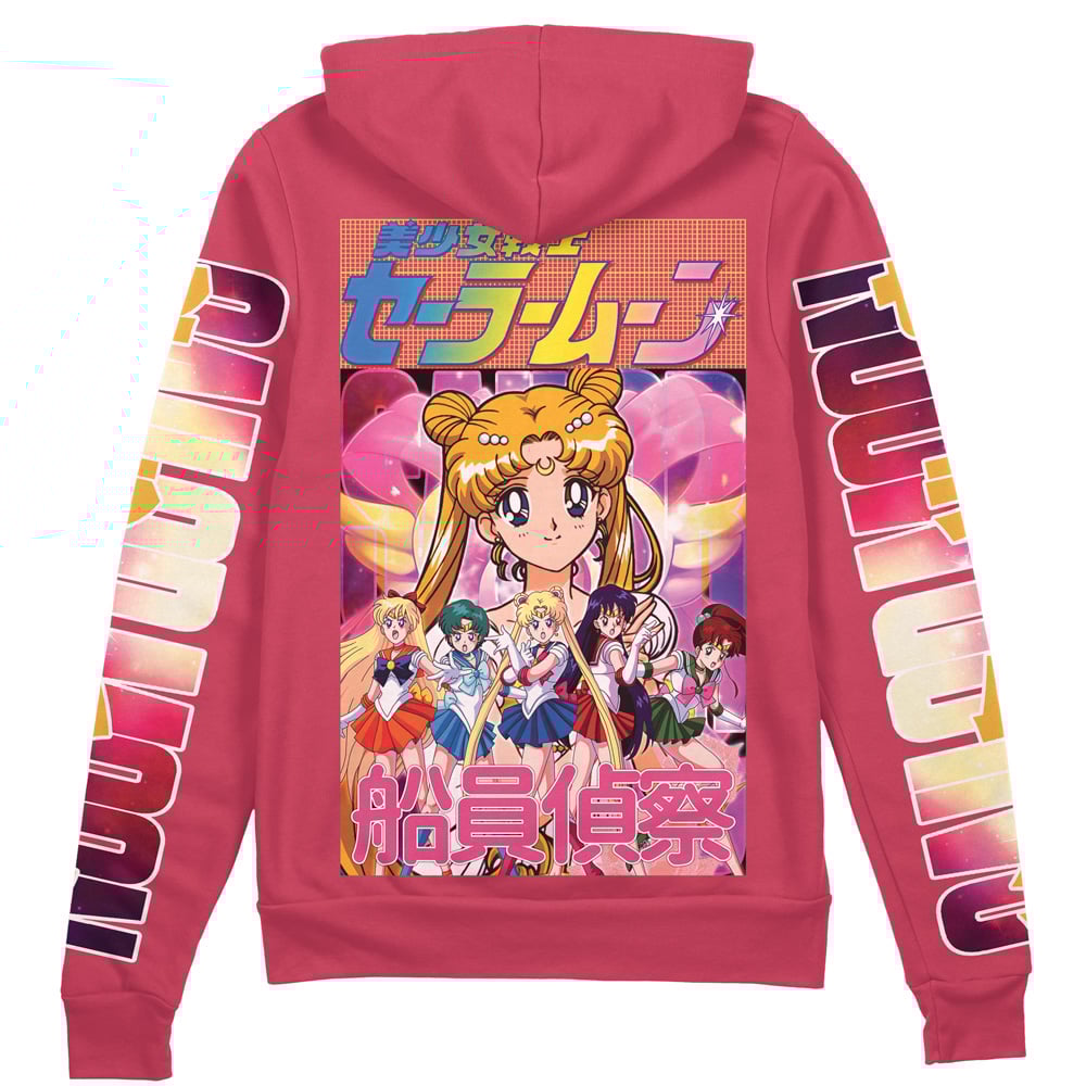 Buildercar - Sailor Scouts Sailor Moon Streetwear Zip Hoodie Jacket