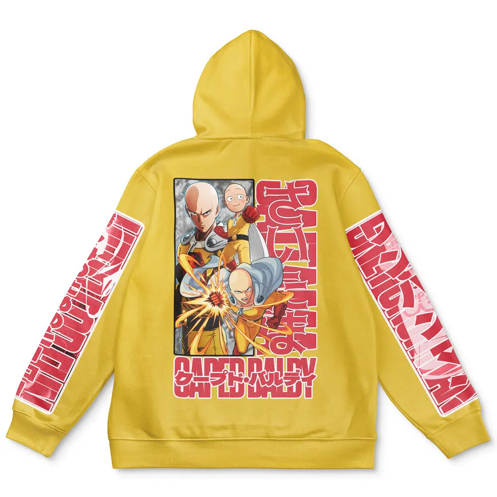 Buildercar - Saitama One Punch Man Streetwear Hoodie