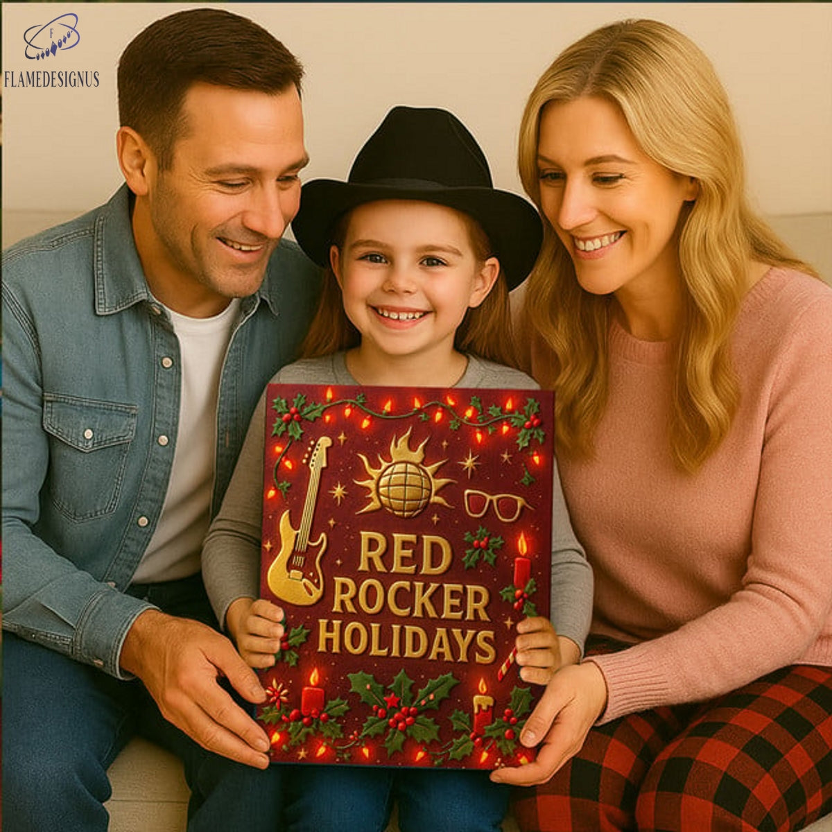 Buildercar - Sammy Hagar Red Rocker Holidays 2025 Advent Calendar -2D Acrylic