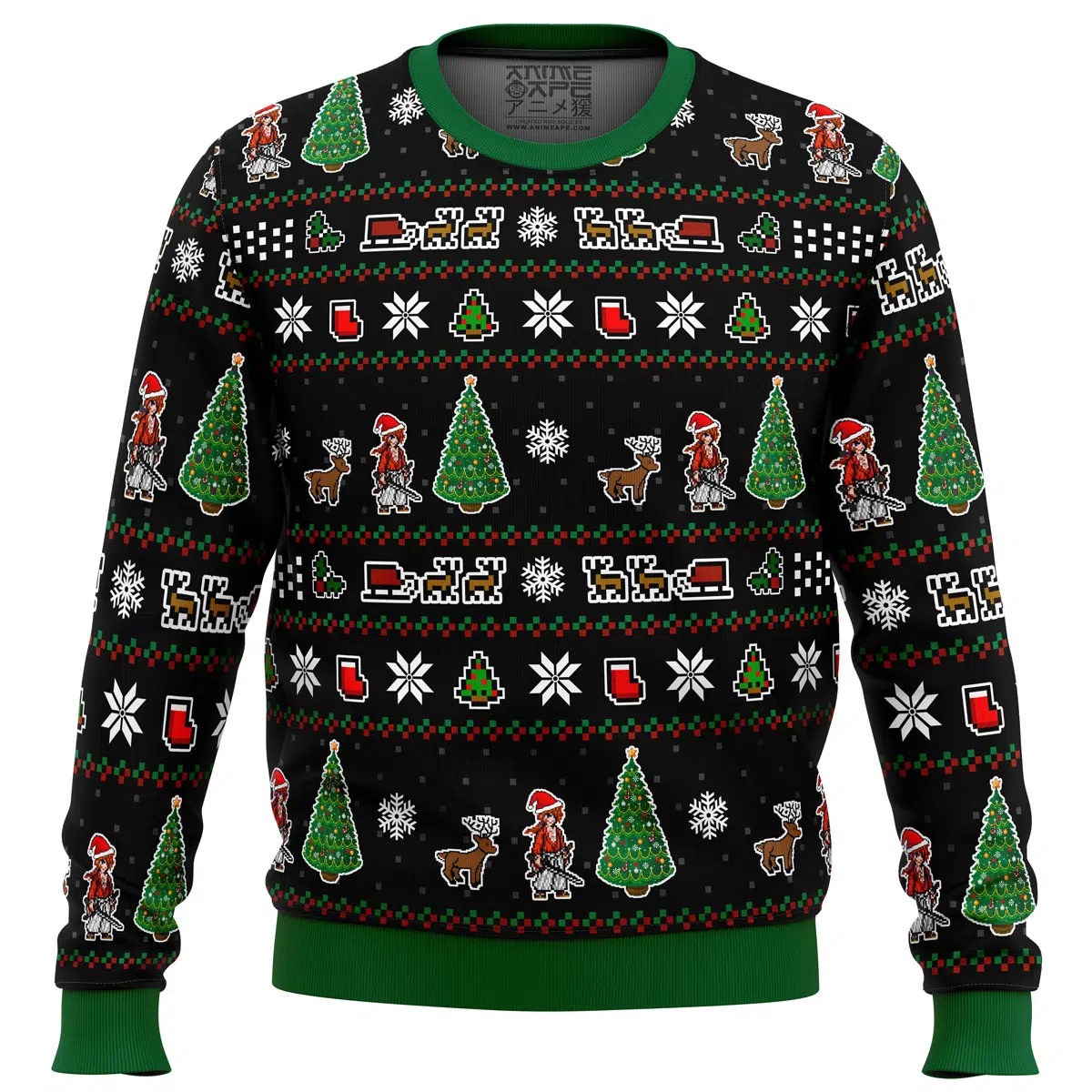 Buildercar - Samurai X Christmas Tree Ugly Christmas Sweater