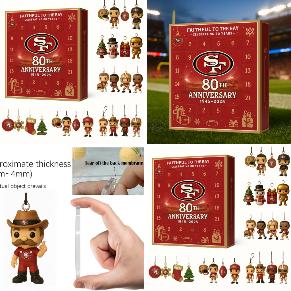 Buildercar - San Francisco 49ers Advent Calendar 2025 -2D Acrylic