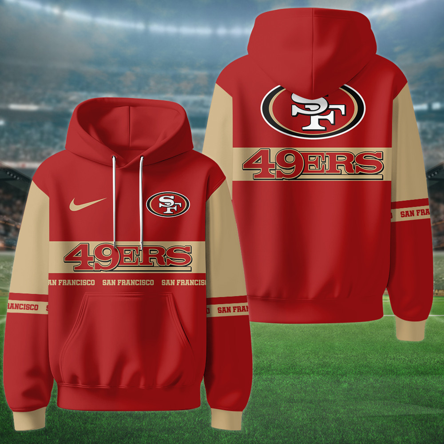 Buildercar - San Francisco 49ers x NFL Special Hoodie Newcastle United Style Personalized Gifts For Fan