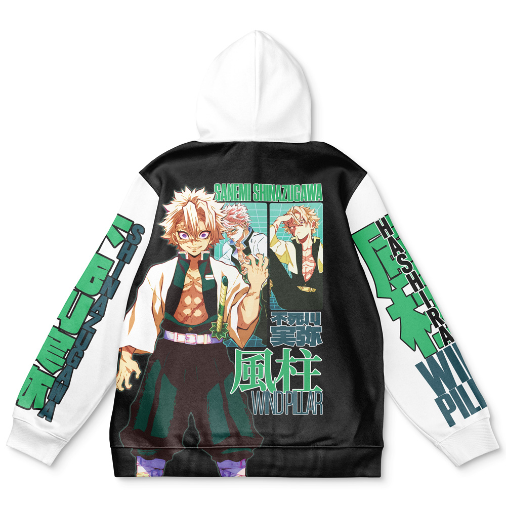 Buildercar - Sanemi Shinazugawa V2 Demon Slayer Streetwear Hoodie