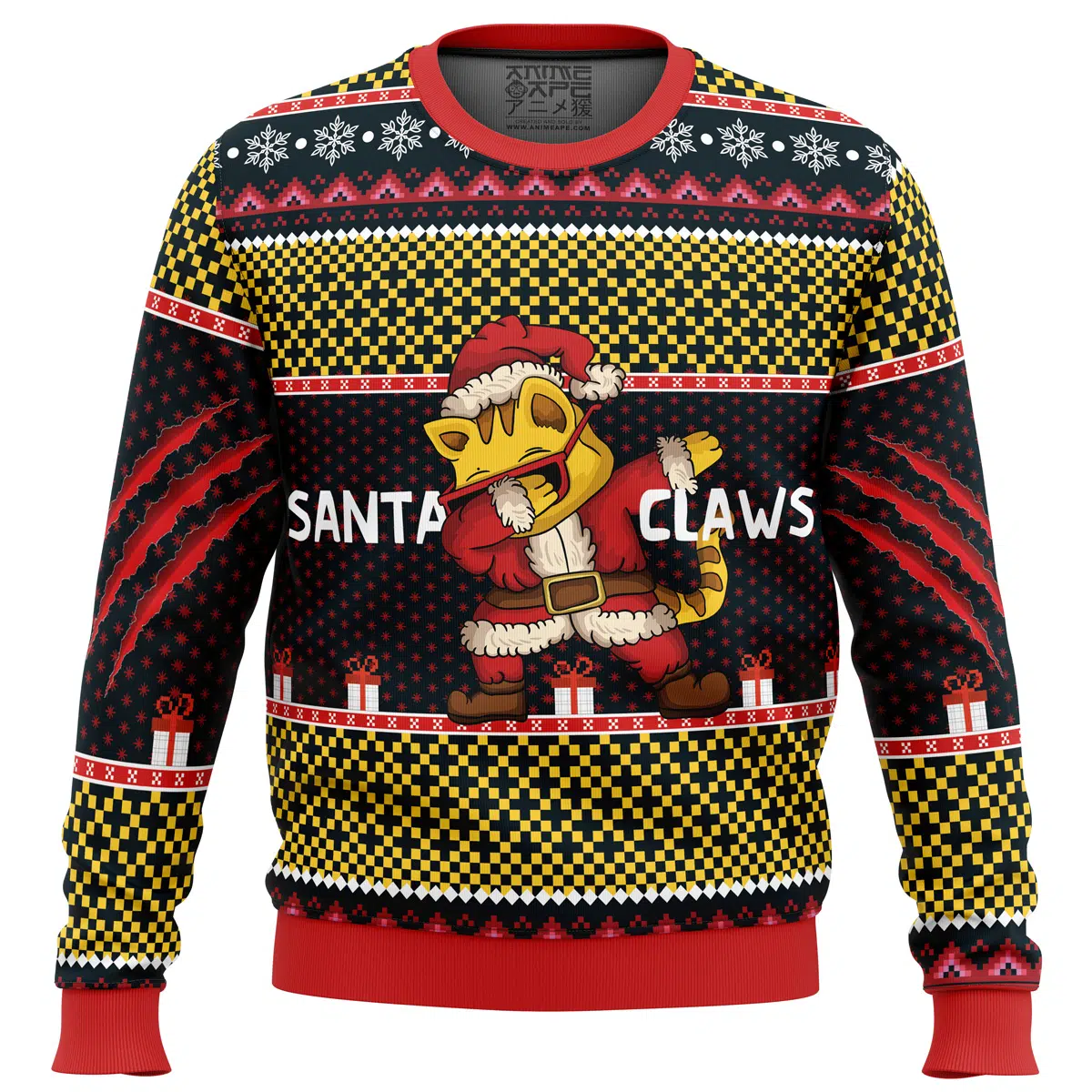 Buildercar - Santa Claws Ugly Christmas Sweater