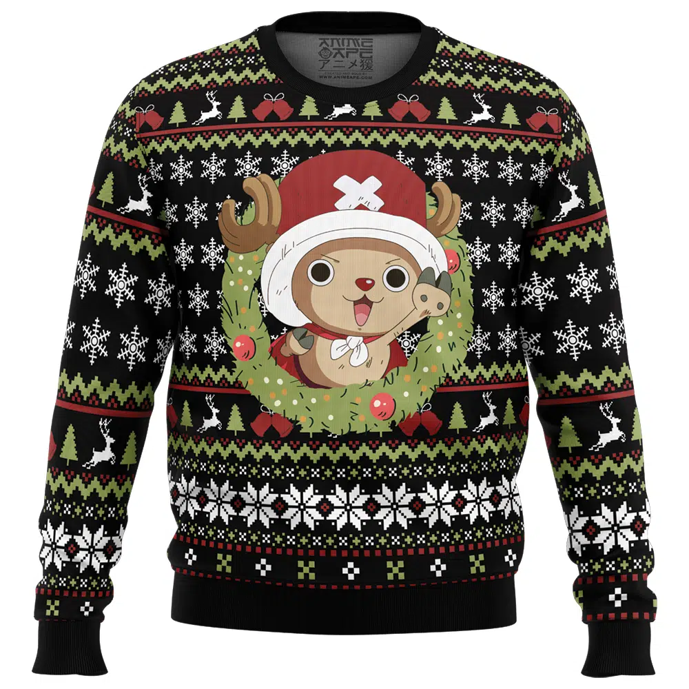 Buildercar - Santa Tony Tony Chopper One Piece Ugly Christmas Sweater