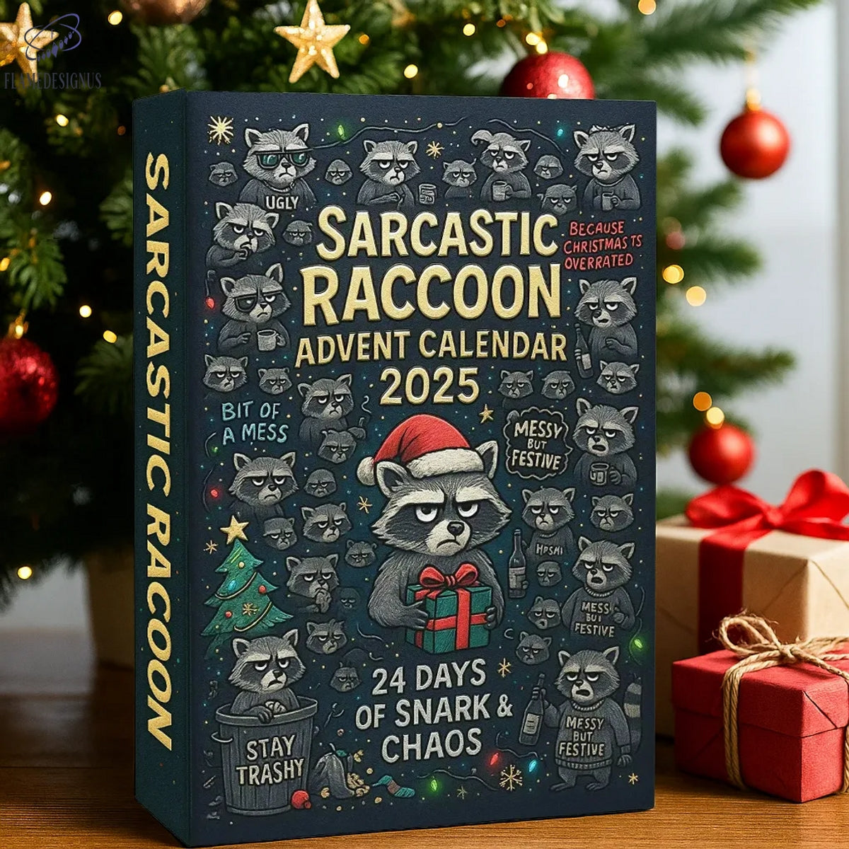 Buildercar - Sarcastic Raccoon Advent Calendar 2025 -2D Acrylic