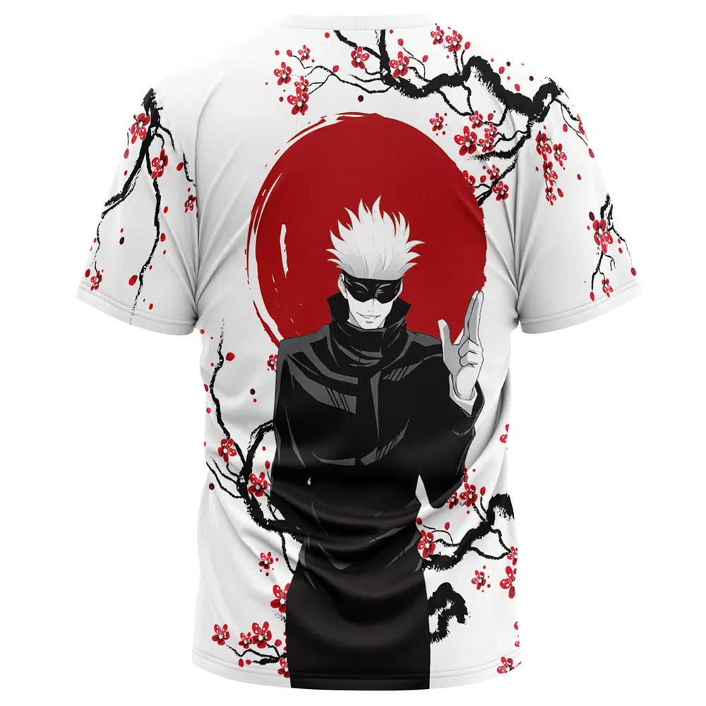 Buildercar - Satoru Gojo Cherry Blossom Jujutsu Kaisen T-Shirt