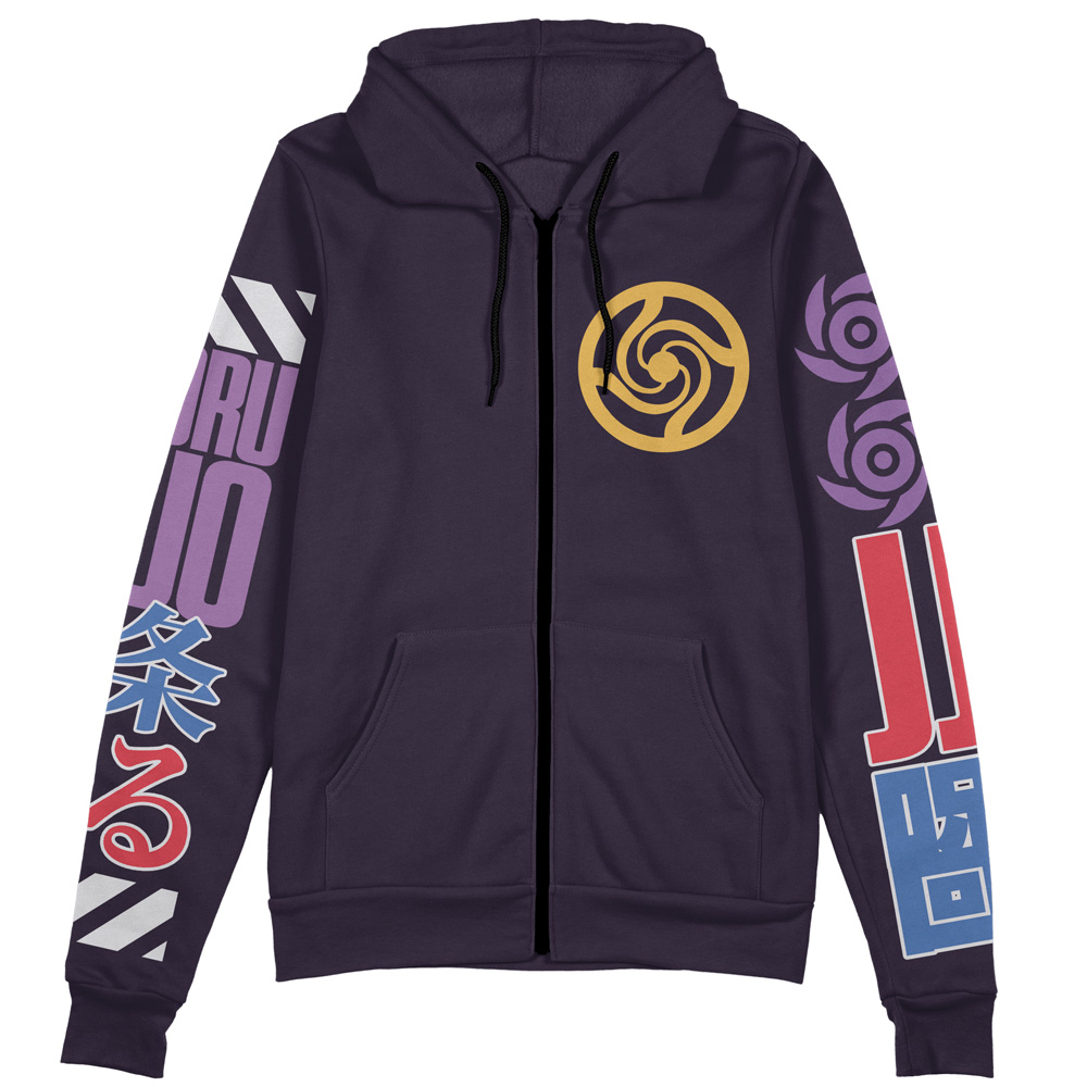 Buildercar - Satoru Gojo V2 Jujutsu Kaisen Streetwear Zip Hoodie Jacket - Image 2