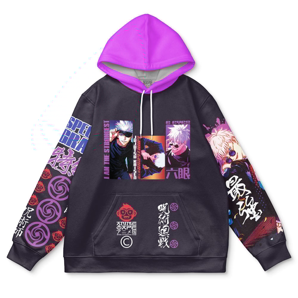 Buildercar - Satoru Gojo V3 Jujutsu Kaisen Streetwear Hoodie - Image 2