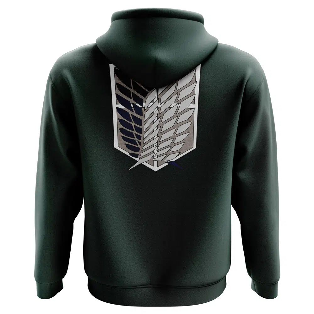 Buildercar - Scouting Regiment Attack on Titan Hoodie - Image 2