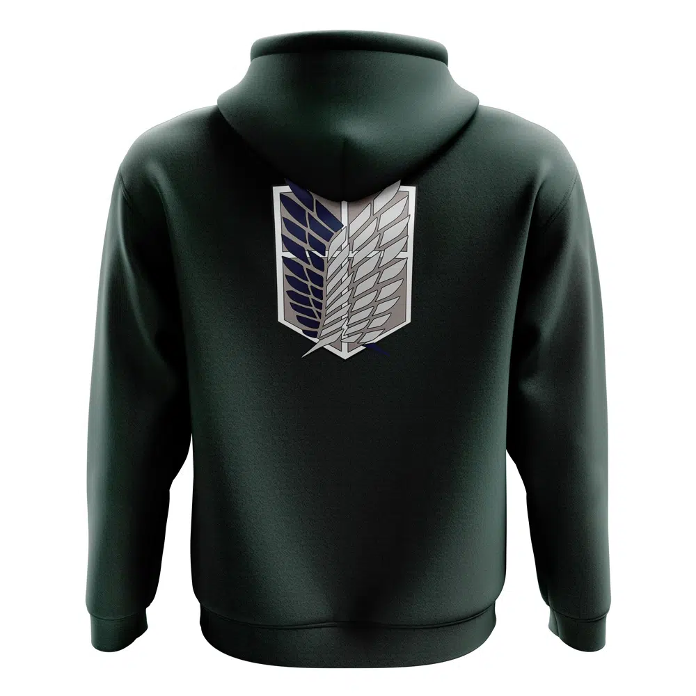 Buildercar - Scouting Regiment Attack on Titan Zip Hoodie Jacket - Image 2