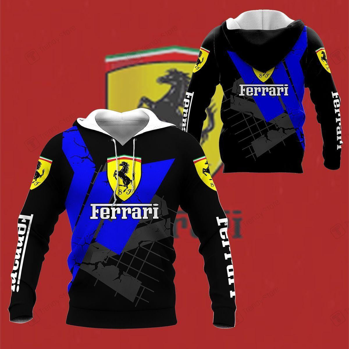 Buildercar - Scuderia Ferrari Luxyry Racing Car F1 8k163 Fan Gift 3d Hoodie Ii0