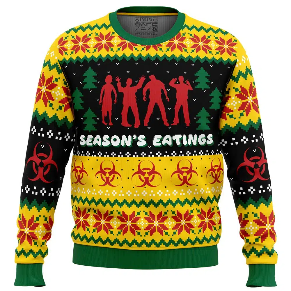Buildercar - Season's Eatings Zombie Ugly Christmas Sweater