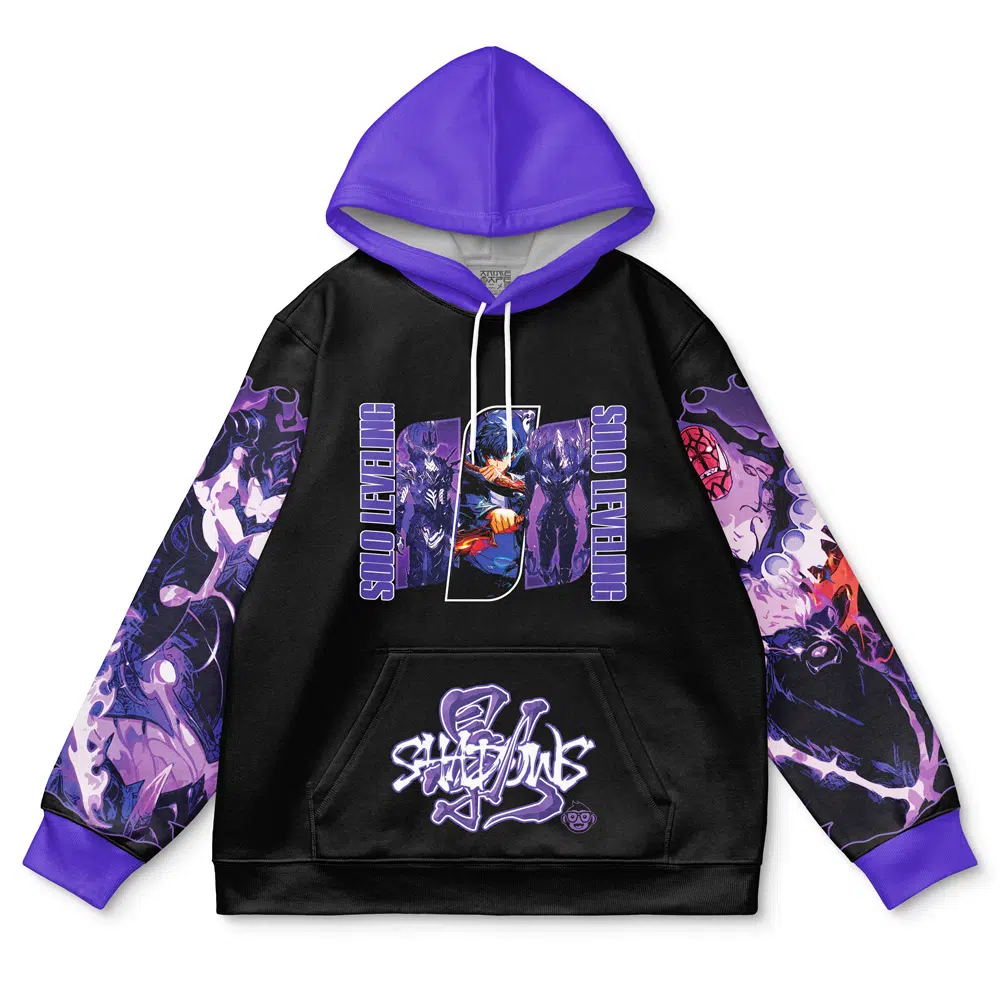 Buildercar - Shadow Army Solo Leveling Streetwear Hoodie - Image 2