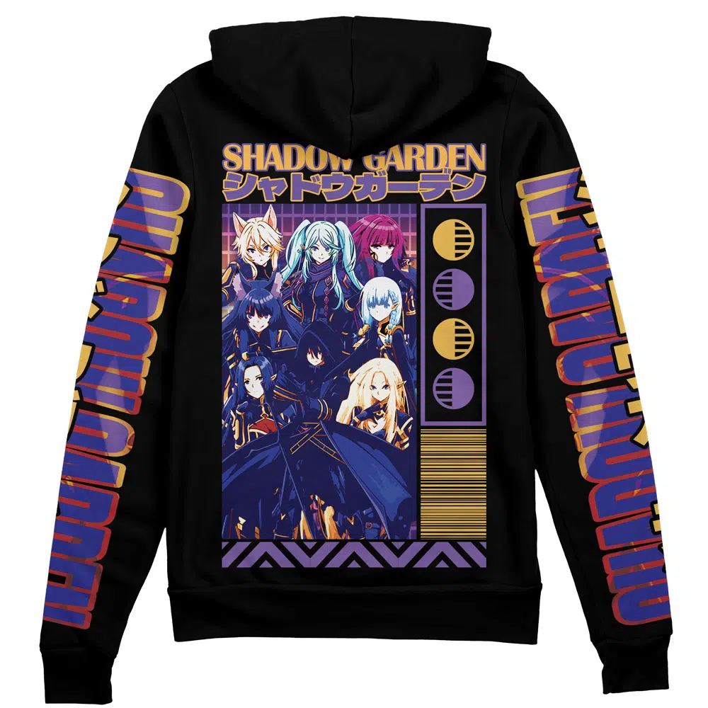 Buildercar - Shadow Garden The Eminence in Shadow Streetwear Zip Hoodie Jacket