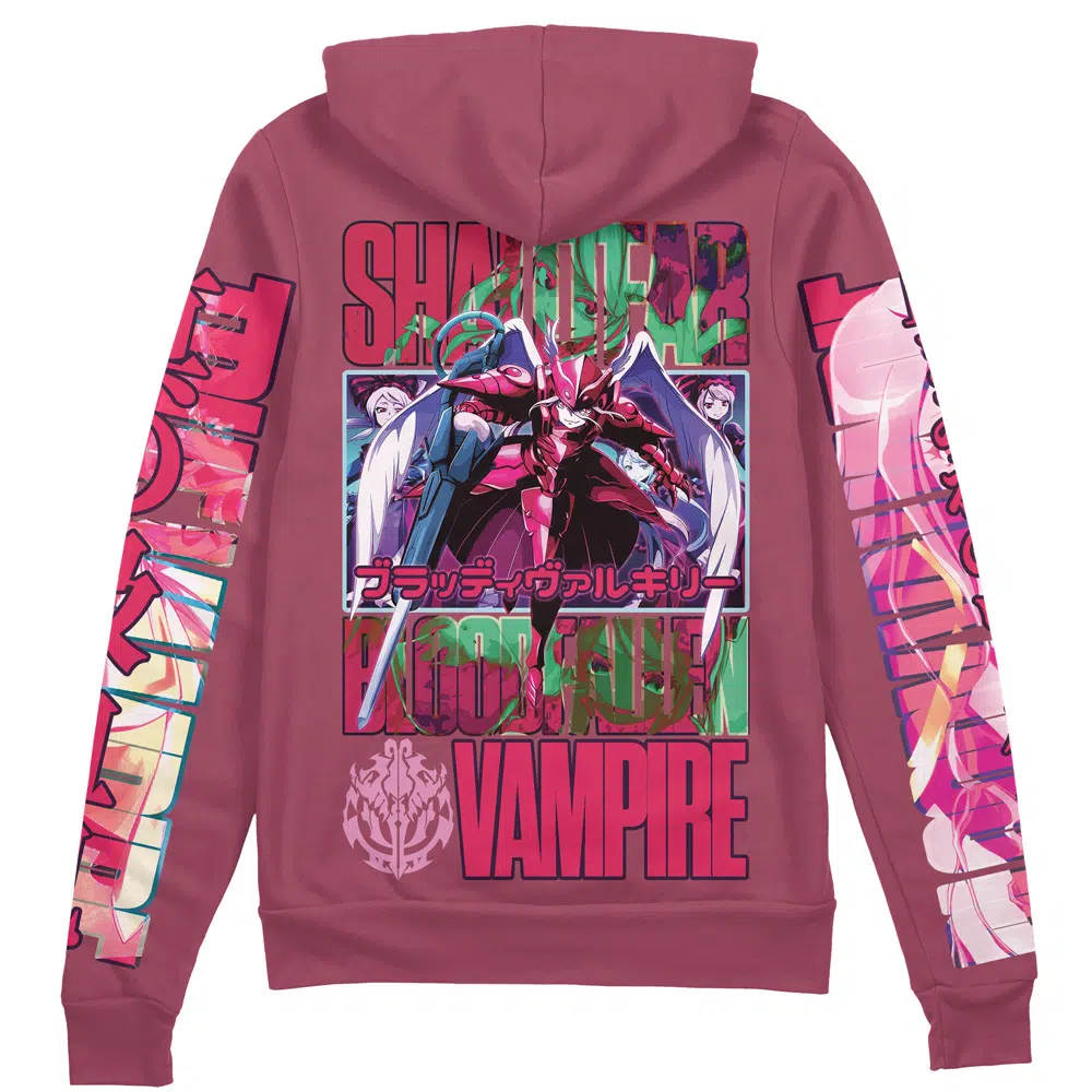 Buildercar - Shalltear Bloodfallen Overlord Streetwear Zip Hoodie Jacket