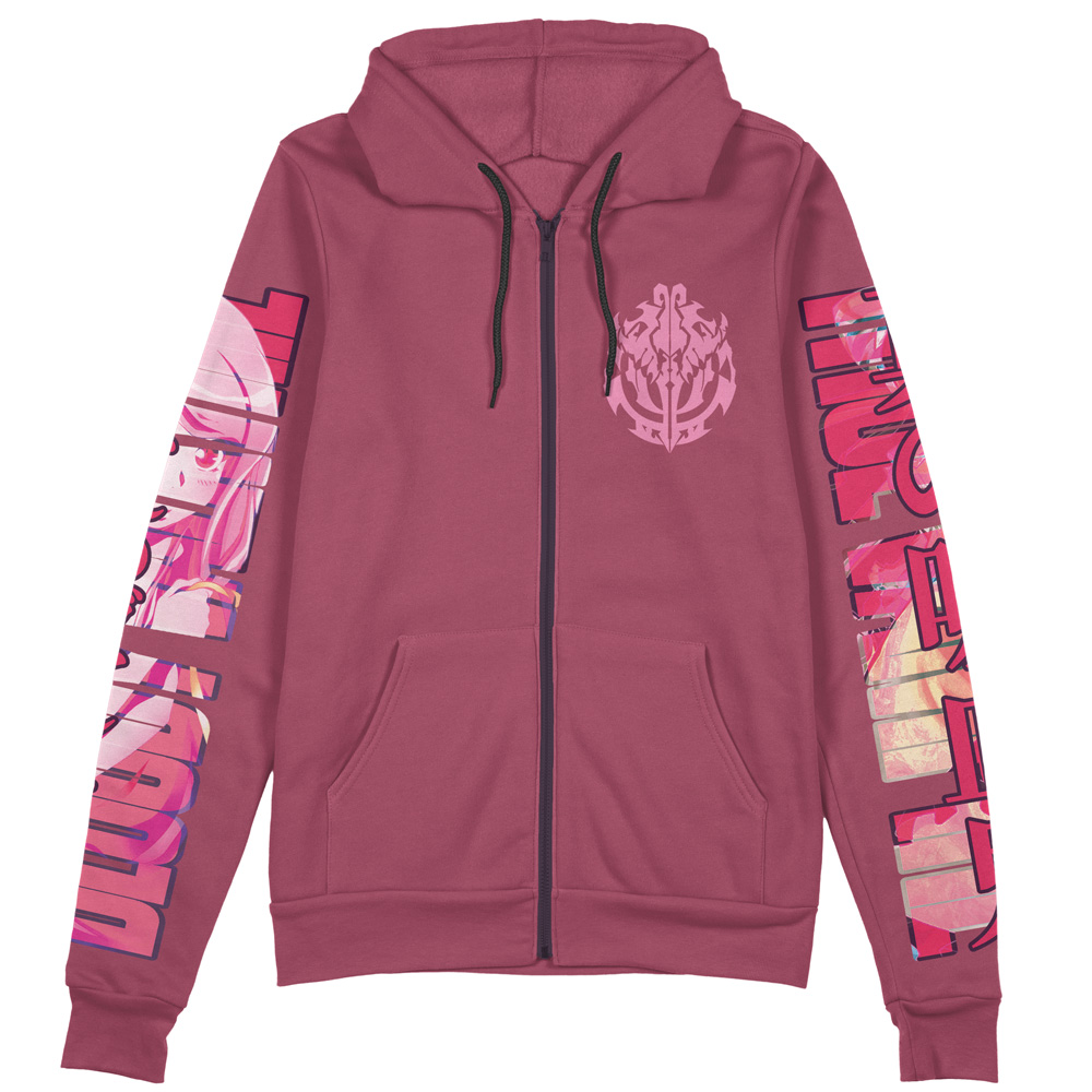 Buildercar - Shalltear Bloodfallen Overlord Streetwear Zip Hoodie Jacket - Image 2