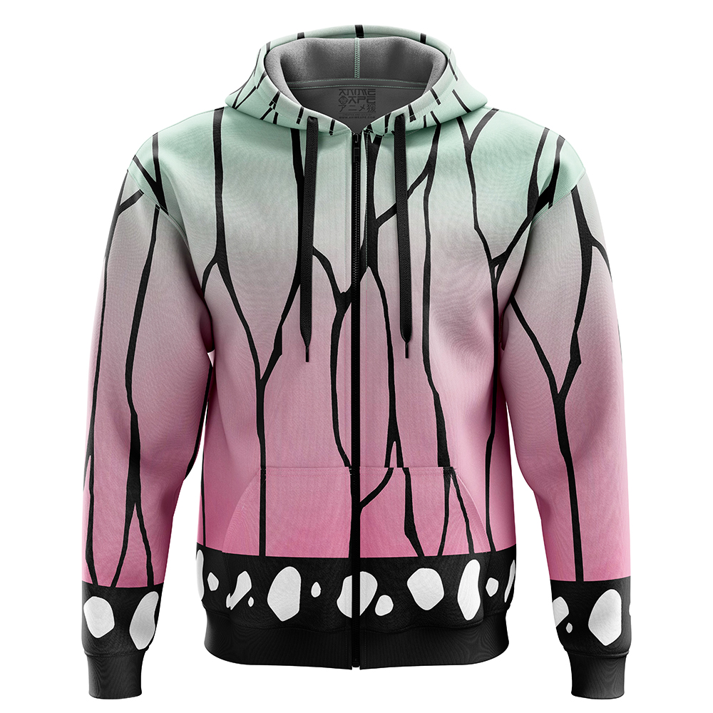 Buildercar - Shinobu Kocho Demon Slayer Zip Hoodie Jacket
