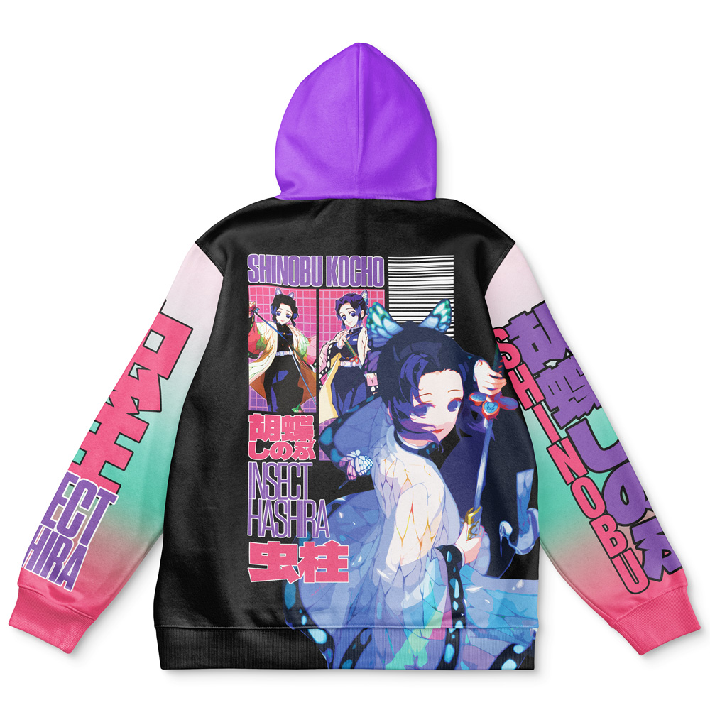 Buildercar - Shinobu Kocho V3 Demon Slayer Streetwear Hoodie