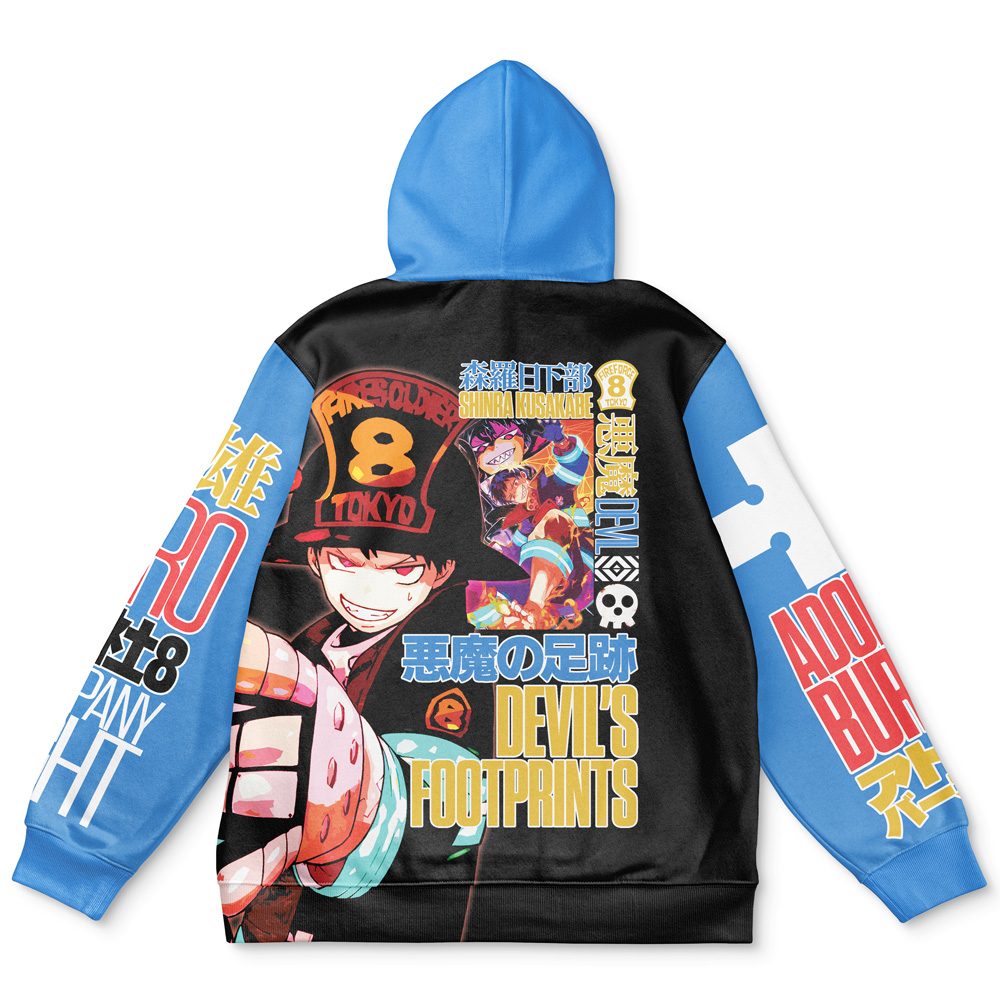 Buildercar - Shinra Kusakabe Fire Force Streetwear Hoodie