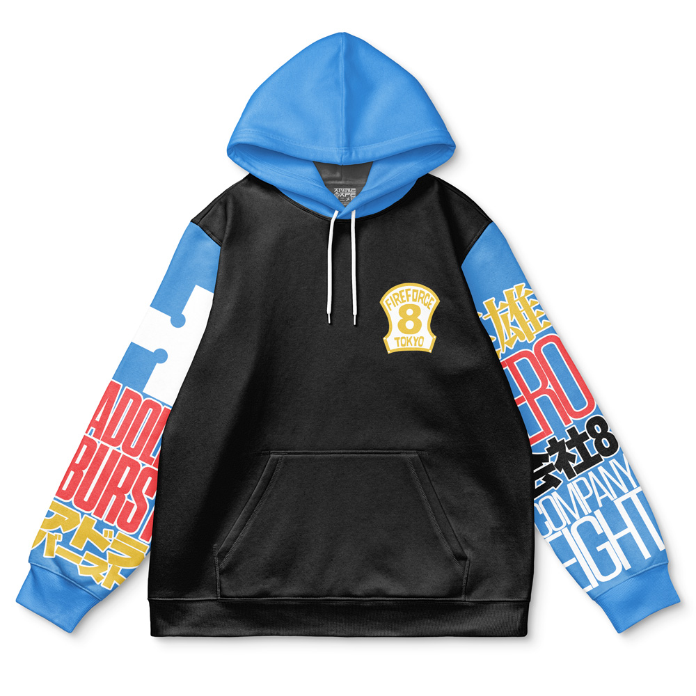 Buildercar - Shinra Kusakabe Fire Force Streetwear Hoodie - Image 2